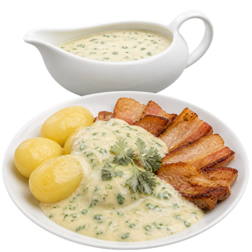 Persillesovs (Parsley Sauce) sticker illustration