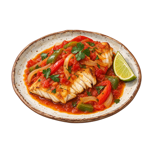 Pescado a la Criolla sticker illustration