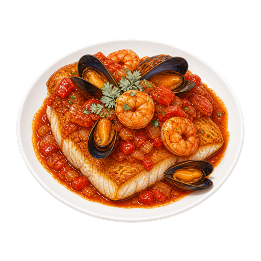 Pescado a lo Macho sticker illustration