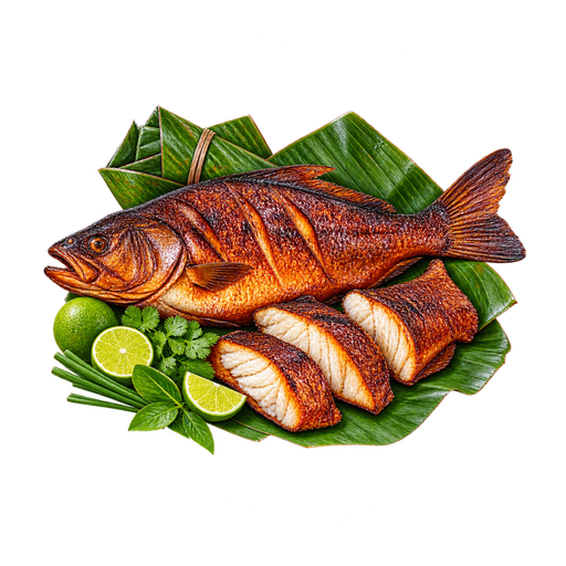 Pescado Moqueado sticker illustration