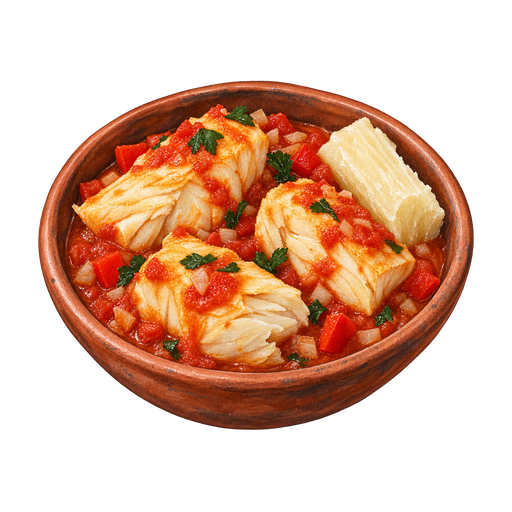 Pescado Salado sticker illustration