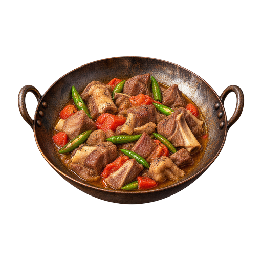 Namkeen Karahi sticker illustration