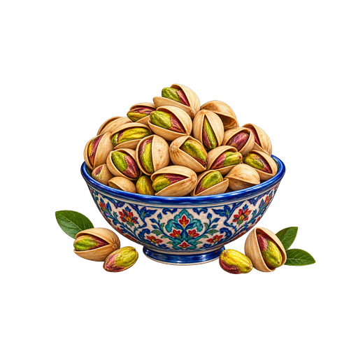 Rafsanjan Pistachios sticker illustration