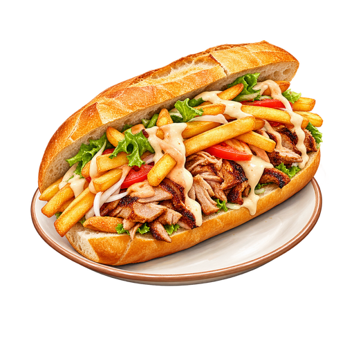 Tahitian Sandwich sticker illustration