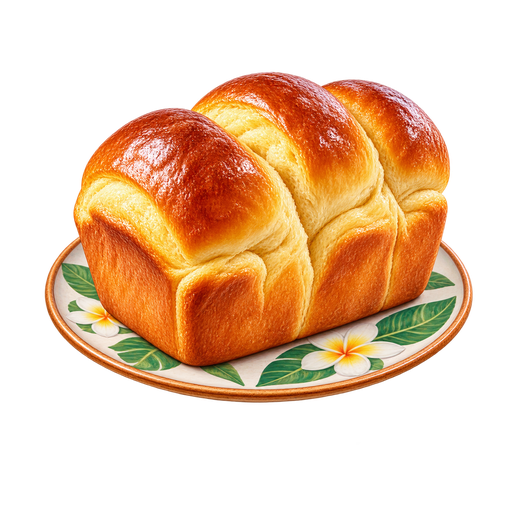 Tahitian Sweet Bread sticker illustration