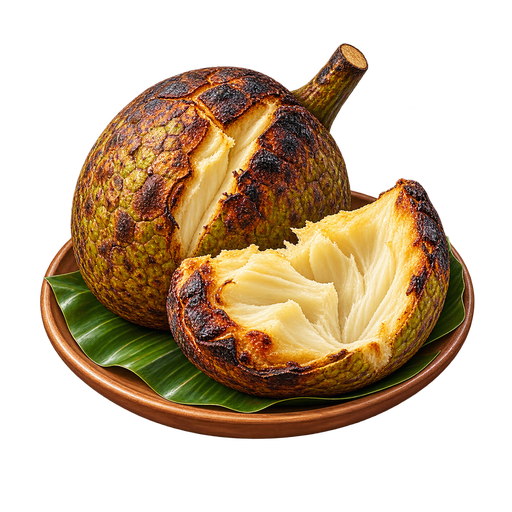 Breadfruit sticker illustration