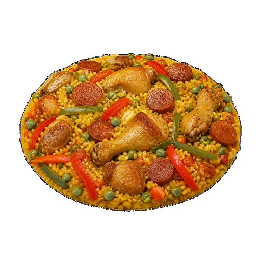 Filipino Paella sticker illustration