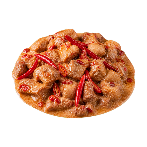 Spicy Coconut Pork sticker illustration