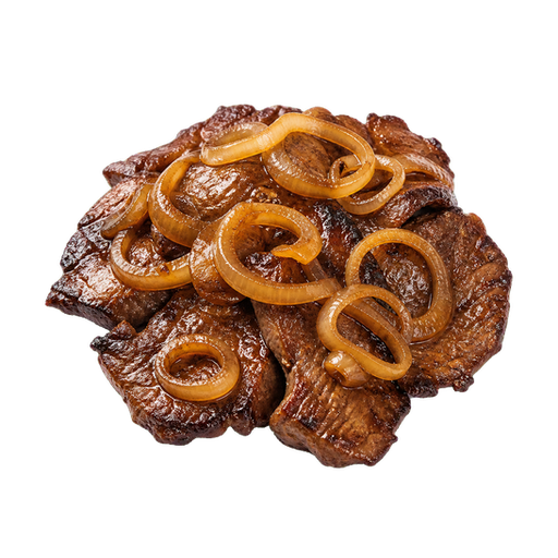 Filipino Beef Steak sticker illustration