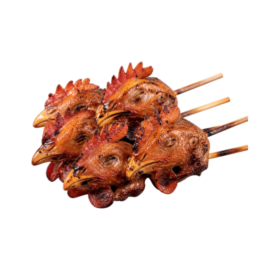 Grilled Chicken Heads sticker illustration