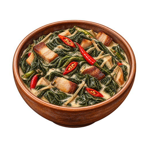 Taro Leaf Stew sticker illustration