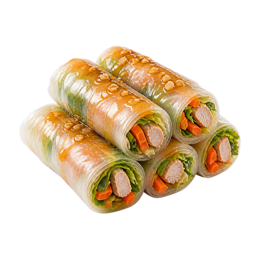 Fresh Spring Rolls sticker illustration