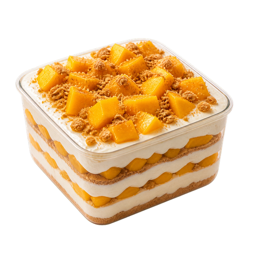 Mango Graham Float sticker illustration