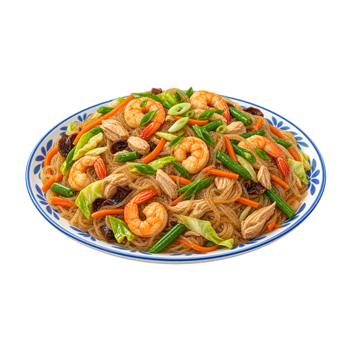 Glass-Noodle Stir-Fry sticker illustration