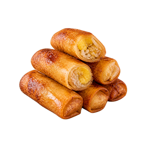 Banana Spring Rolls sticker illustration