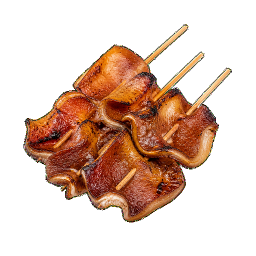 Grilled Pig Ears sticker illustration