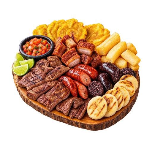 Picada Colombiana sticker illustration