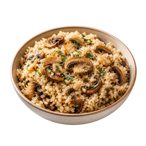 Mushroom Rice Pilaf sticker illustration