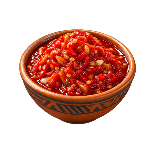 Guinean Pili-Pili sticker illustration