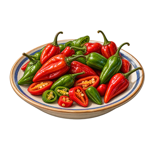 Pili Pili sticker illustration