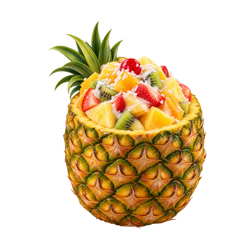 Piña Rellena sticker illustration