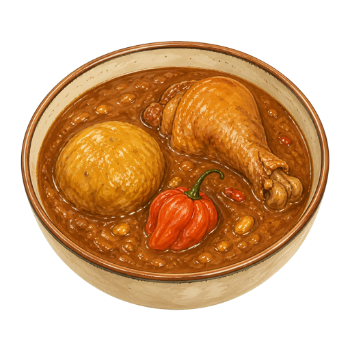 Peanut Soup sticker illustration