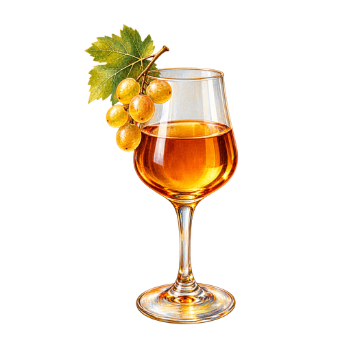 Pineau des Charentes sticker illustration