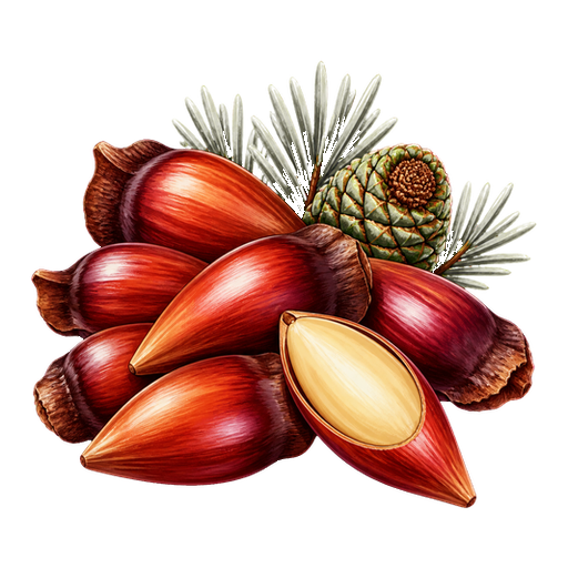 Pinhão sticker illustration