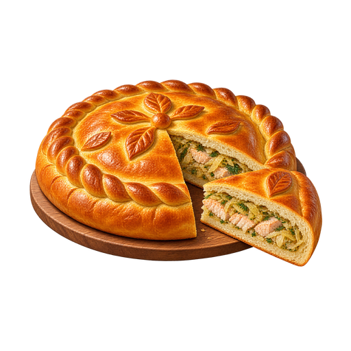 Pirog sticker illustration