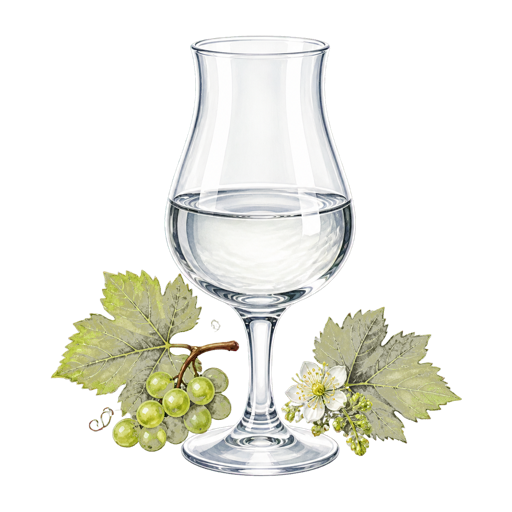 Pisco Acholado sticker illustration