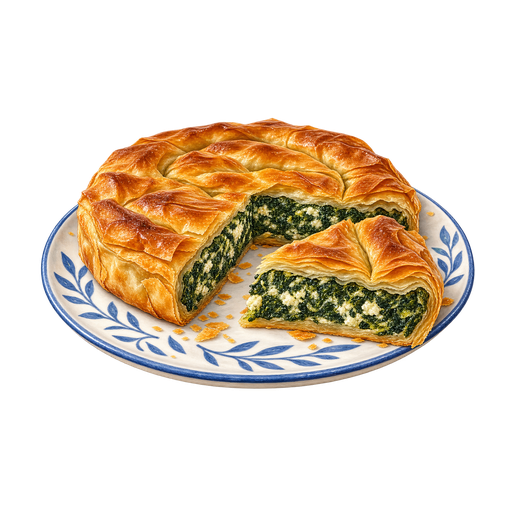 Spinach Pie sticker illustration