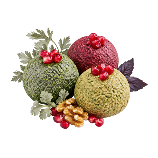 Vegetable and Walnut Pâtés sticker illustration