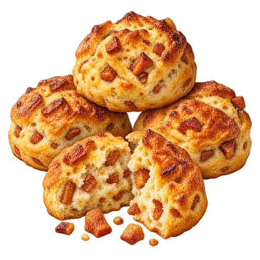 Crackling Scones sticker illustration