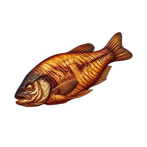 Guyanais Poisson Boucané sticker illustration