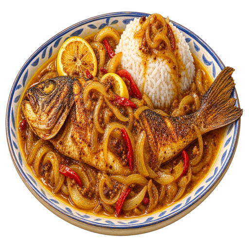 Yassa Fish sticker illustration