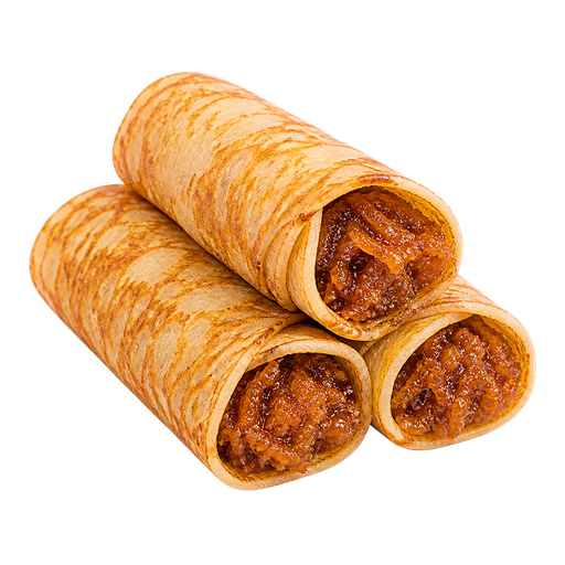 Coconut Treacle Pancakes sticker illustration