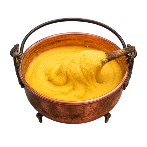 Ticinese Polenta sticker illustration
