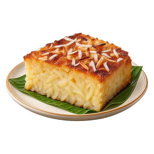 Cassava Pudding sticker illustration