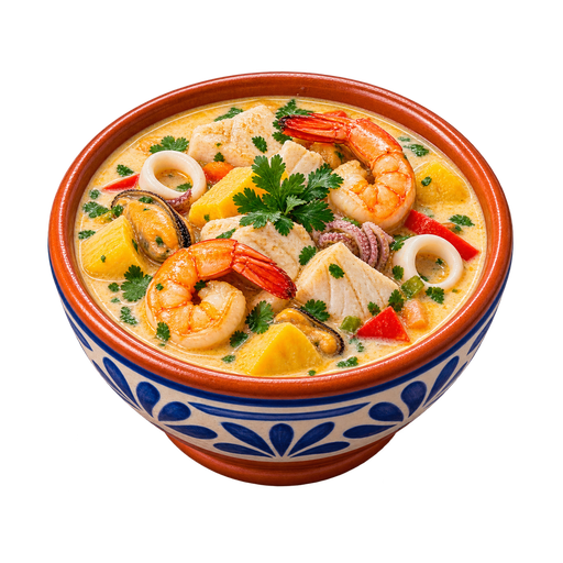 Caldo santo sticker illustration