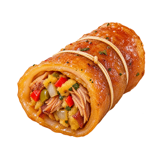 Cuerito relleno sticker illustration