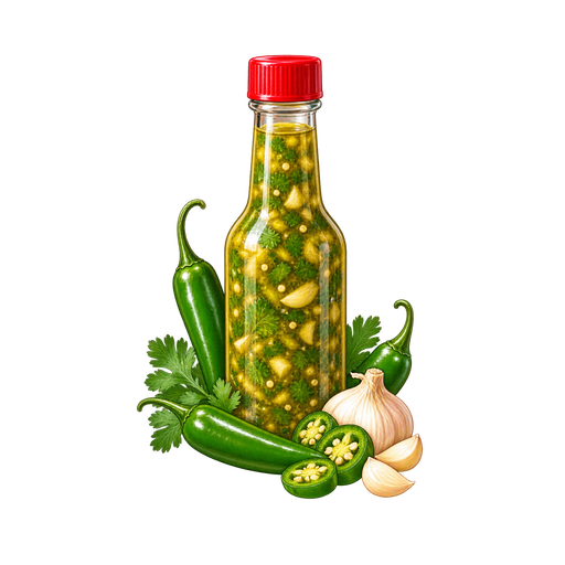 Pique verde boricua sticker illustration