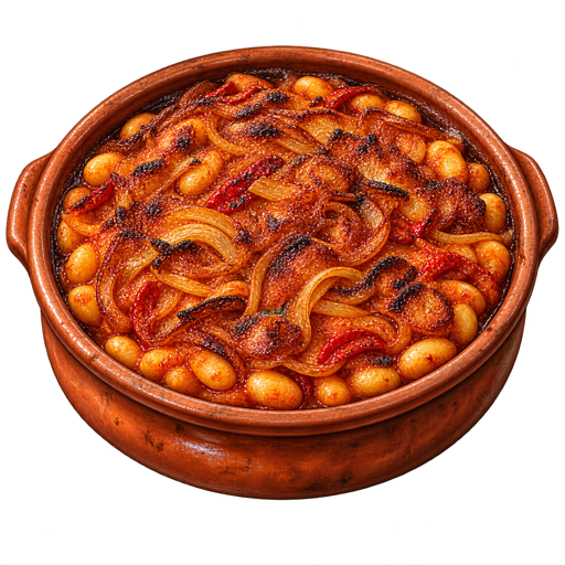 Baked Beans with Onion sticker illustration