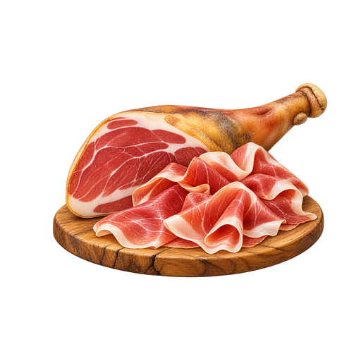 Prosciutto di San Daniele sticker illustration