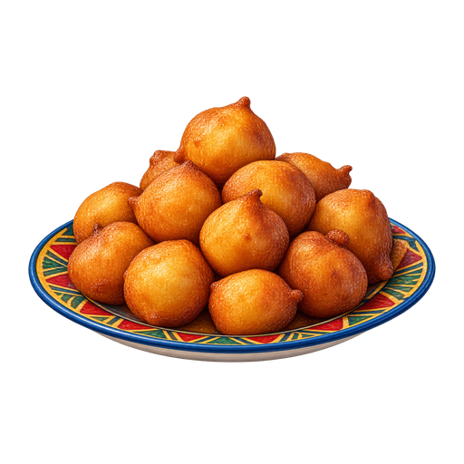 Guinean Puff Puffs sticker illustration