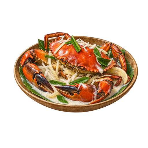Palauan Mangrove Crab sticker illustration