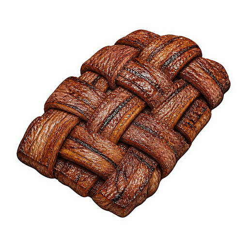 Chicharõ Trenzado sticker illustration