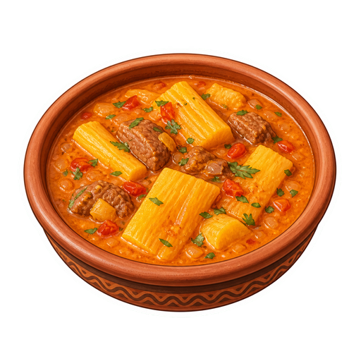 Cassava Stew sticker illustration