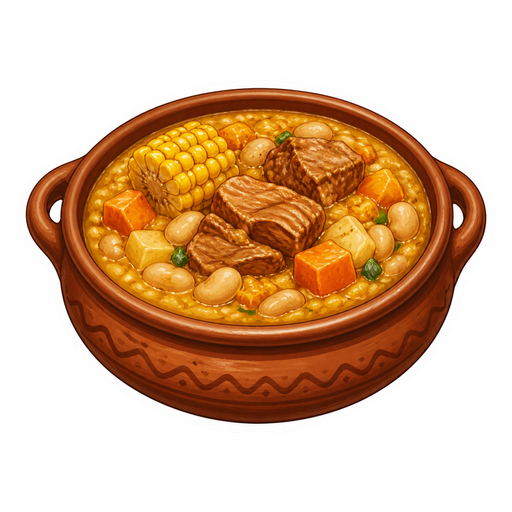 Locro sticker illustration