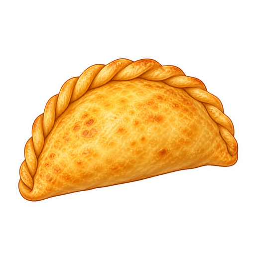 Cassava Empanada sticker illustration