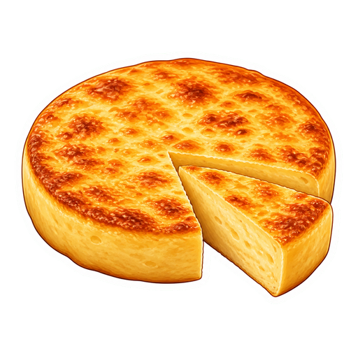 Queso Paraguayo sticker illustration